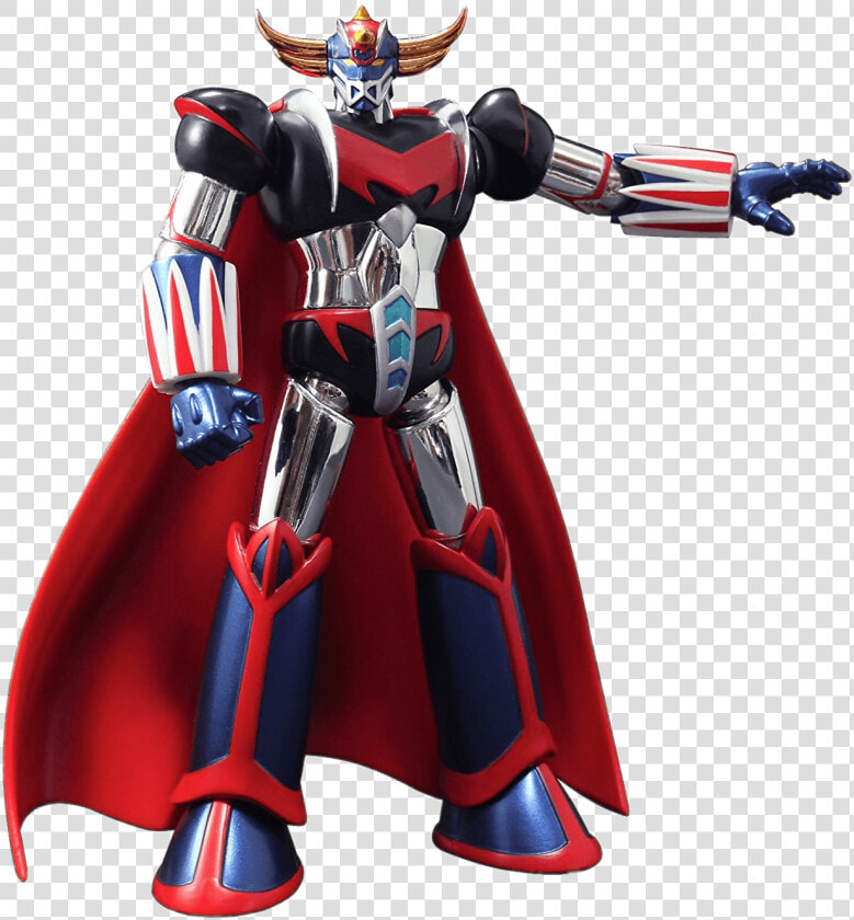 Grendizer Goldorak Figure With Cape   Goldorak Figurine  HD Png DownloadTransparent PNG