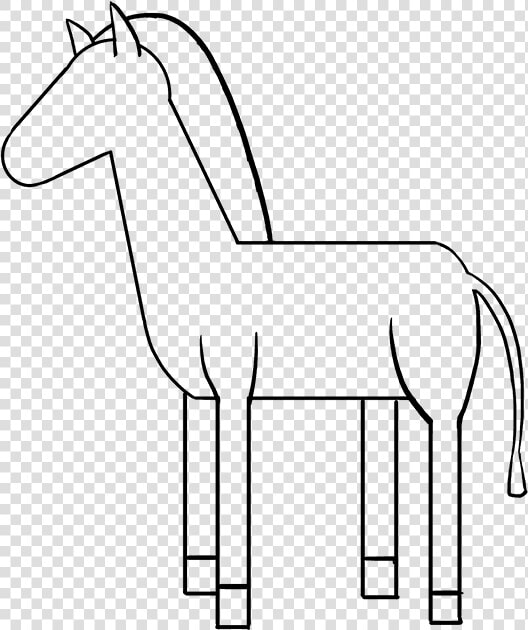 How To Draw A Zebra   Zebra Clipart Easy  HD Png DownloadTransparent PNG