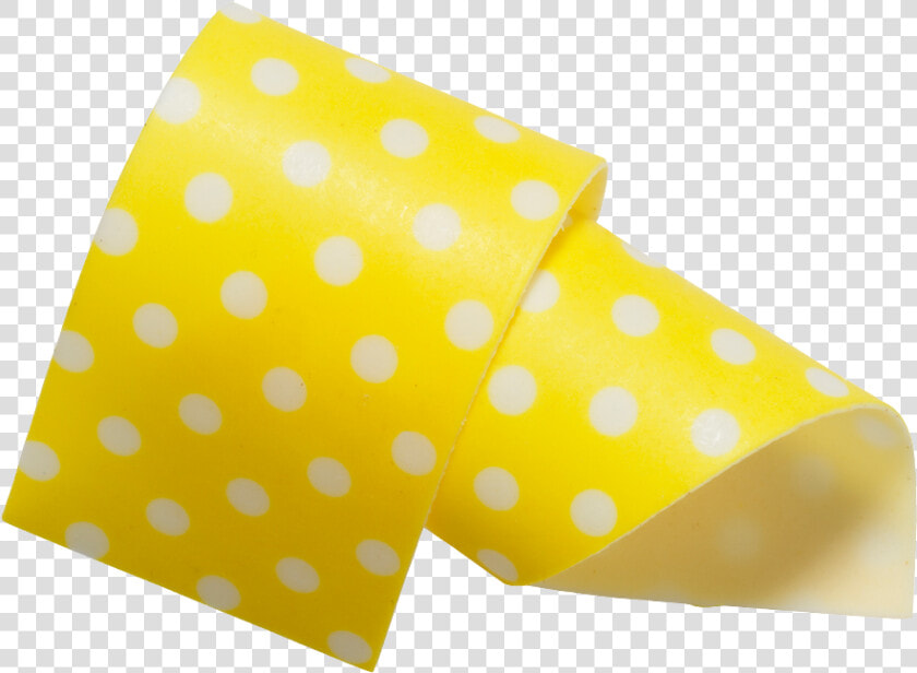 Almond And Sugar Collars Yellow 40mm   Polka Dot  HD Png DownloadTransparent PNG