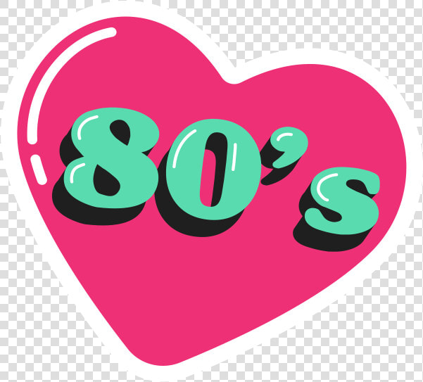 I Heart The 80s Clipart Clip Art Royalty Free 80s Baby   Graphic Design  HD Png DownloadTransparent PNG