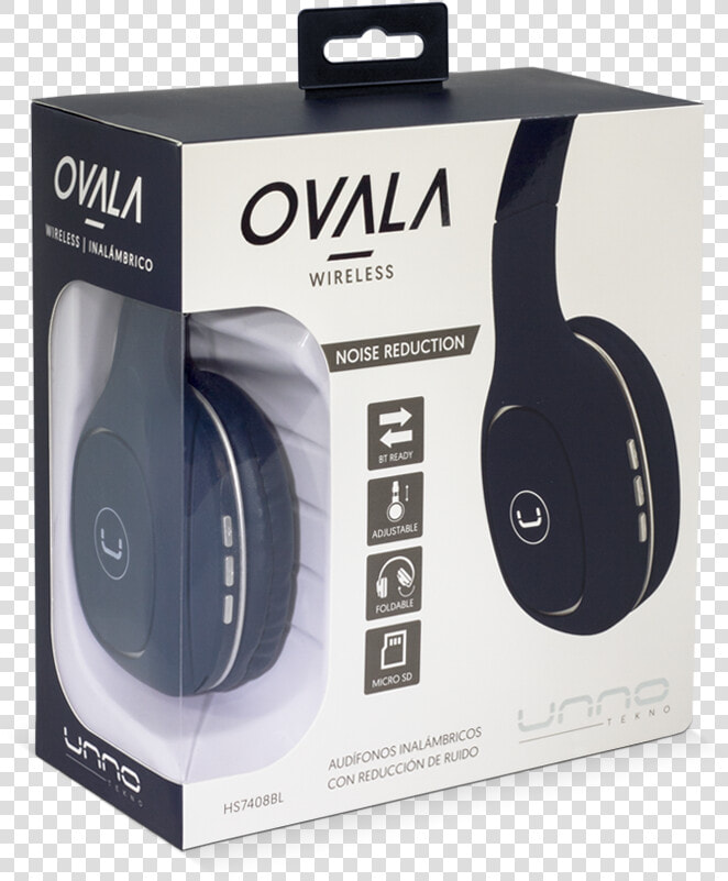 Audifonos Unno Con Microfono Bluetooth Hs7408bl Ovala  HD Png DownloadTransparent PNG