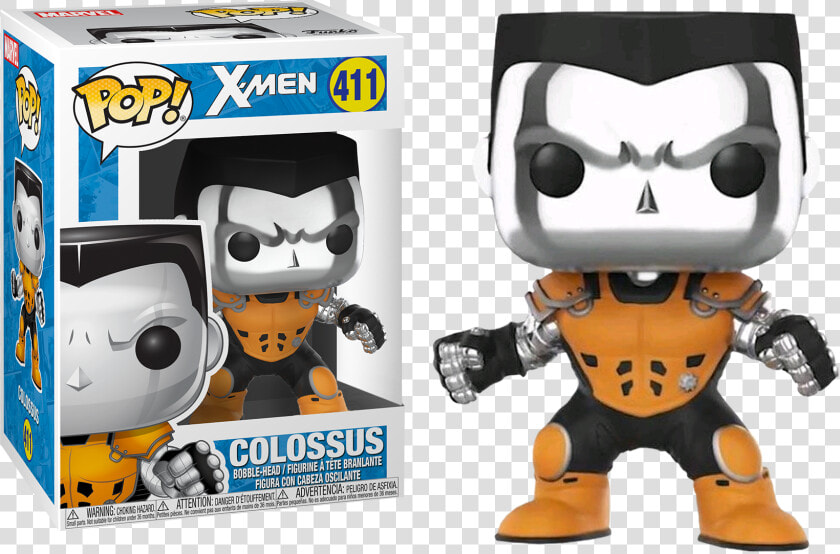 X Force Colossus Chrome Us Exclusive Pop Vinyl Figure   Ghost Rider Doctor Strange Funko Pop  HD Png DownloadTransparent PNG