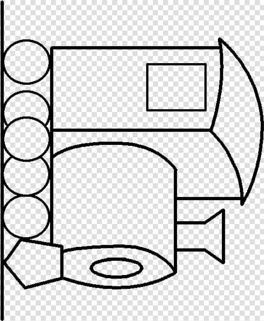 Transparent Train Clipart Black And White   Engine Outline For Kids  HD Png DownloadTransparent PNG