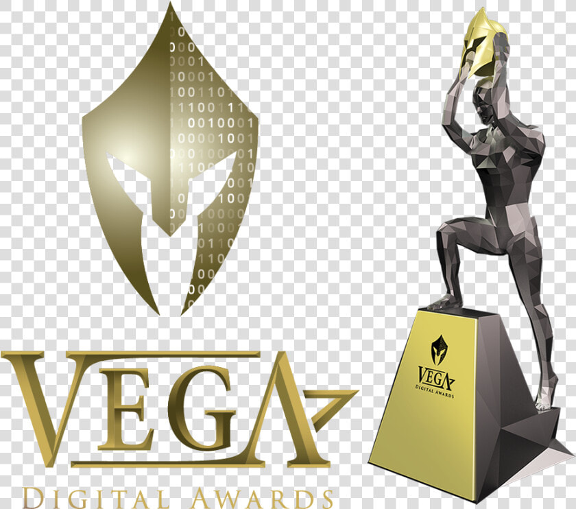 Vega Digital Award Winning Work By Bayshore Solutions   Vega Award Statuette  HD Png DownloadTransparent PNG