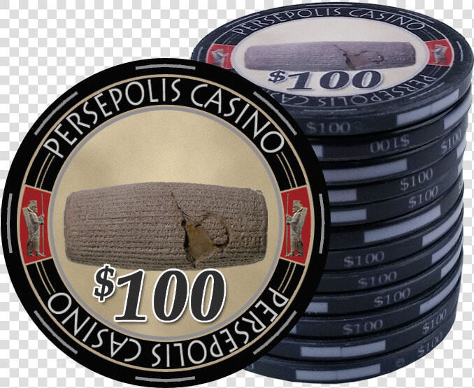 Persepolis Casino Black  100 Ceramic Poker Chip   Ceramic Poker Chip  HD Png DownloadTransparent PNG