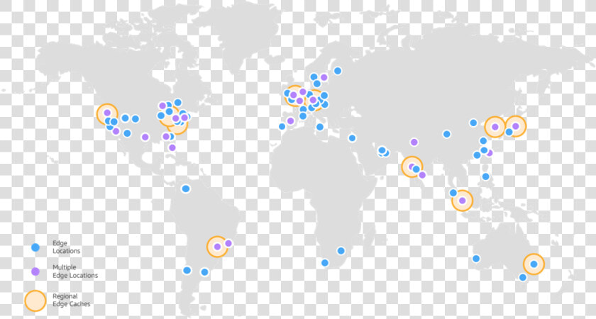 Amazon Cloudfront Edge Locations  HD Png DownloadTransparent PNG