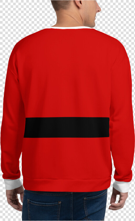 Santa Suit Unisex Sweatshirt   Sweater  HD Png DownloadTransparent PNG