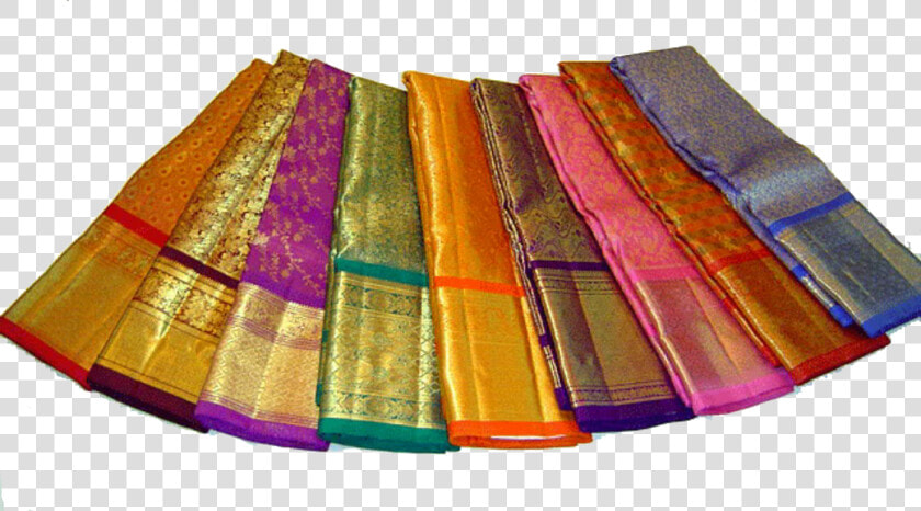 Transparent Silk Saree Png   Pure Silk Sarees  Png DownloadTransparent PNG