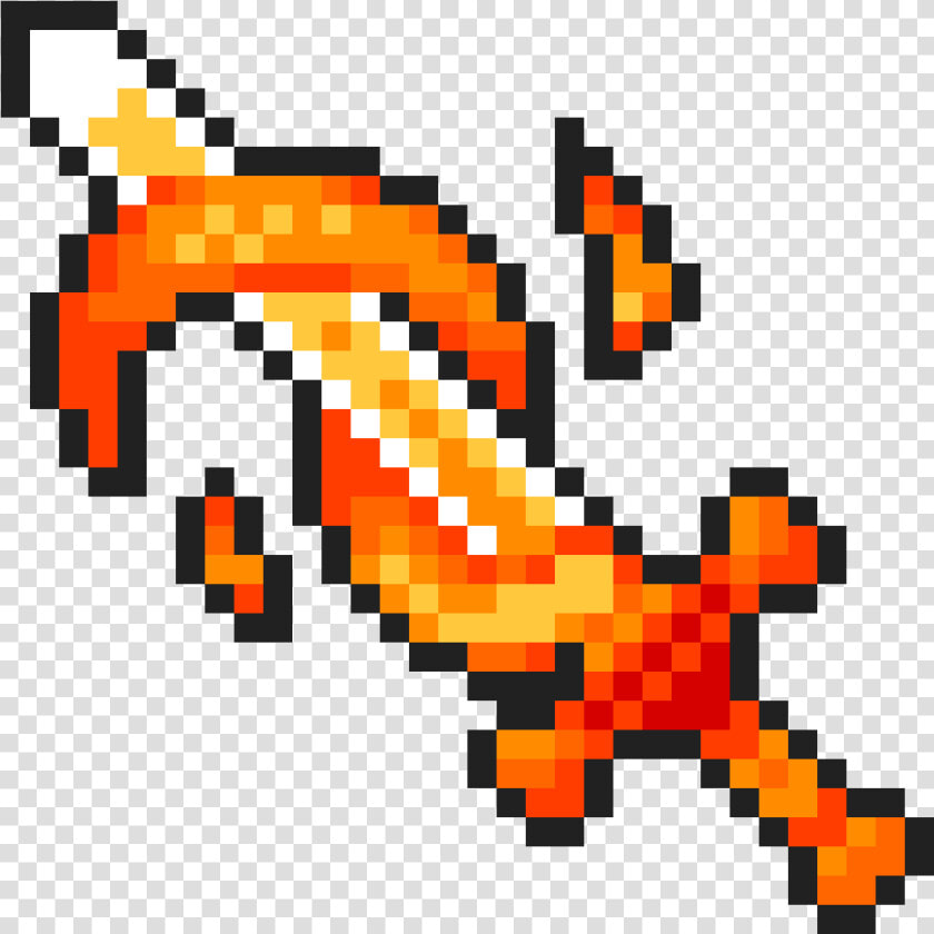 Fire Sword Png   Free Fire Pixel Art  Transparent PngTransparent PNG