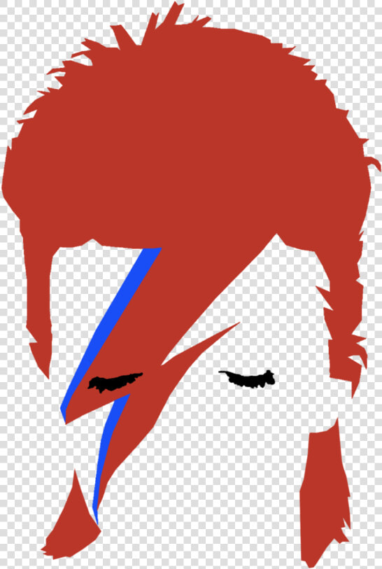 David Bowie Lightning Bolt Tattoo   David Bowie Aladdin Sane Tattoo  HD Png DownloadTransparent PNG