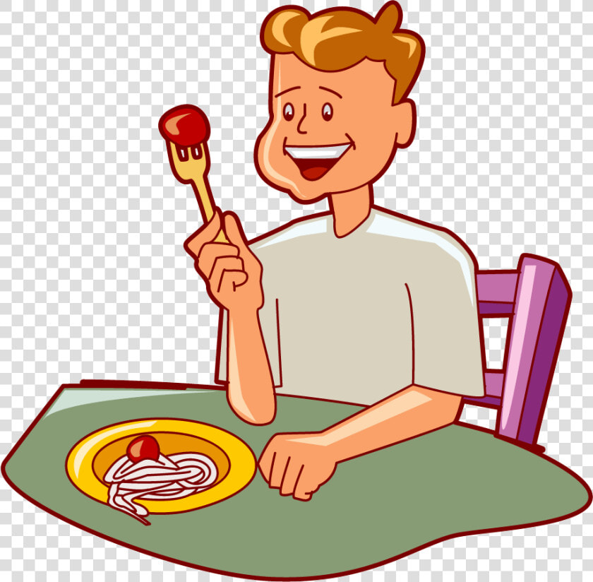 Couple Eating Food Clipart   Person Eating Food Clipart  HD Png DownloadTransparent PNG