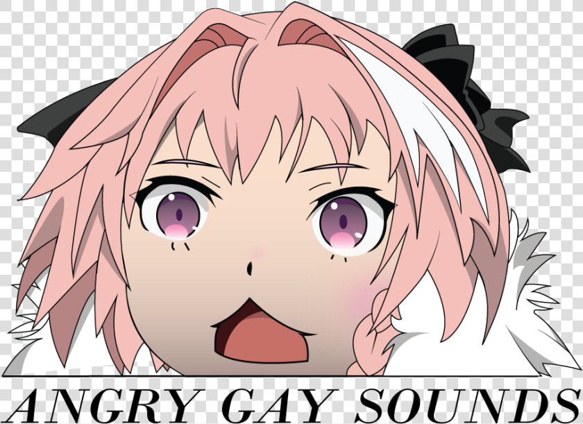 Astolfo Angry Gay Noises   Png Download   Transparent Background Astolfo Emote  Png DownloadTransparent PNG