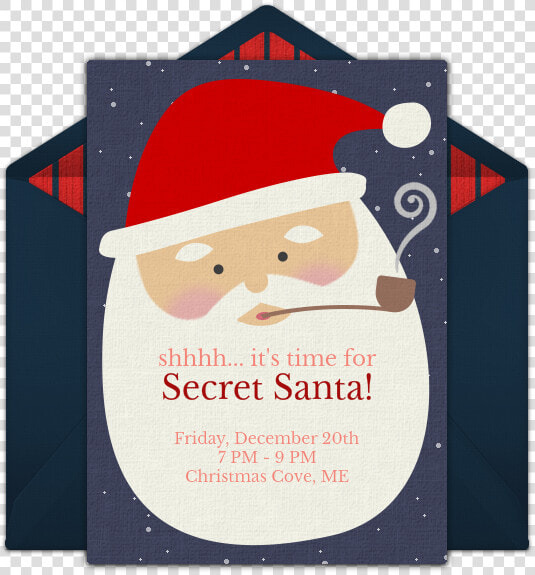 Free Secret Santa Invite  HD Png DownloadTransparent PNG