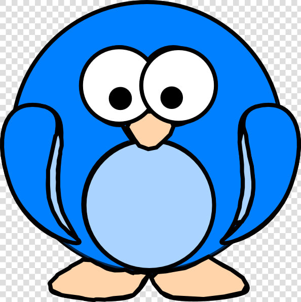 Blue Penguin Svg Clip Arts   Penguin Blue Clip Art  HD Png DownloadTransparent PNG