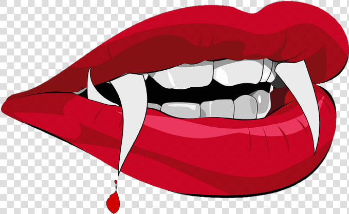 Fang Vampire Tooth Clip Art   Vampire Teeth Clipart Transparent  HD Png DownloadTransparent PNG