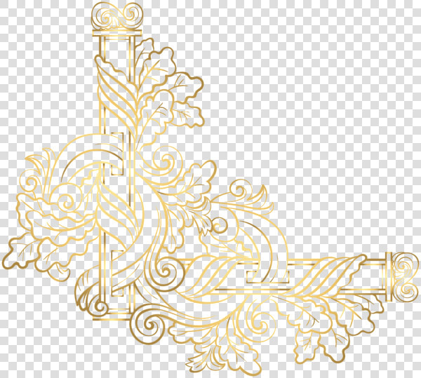 Decorative Corner Borders Transparent Download   Corner Decoration Png  Png DownloadTransparent PNG