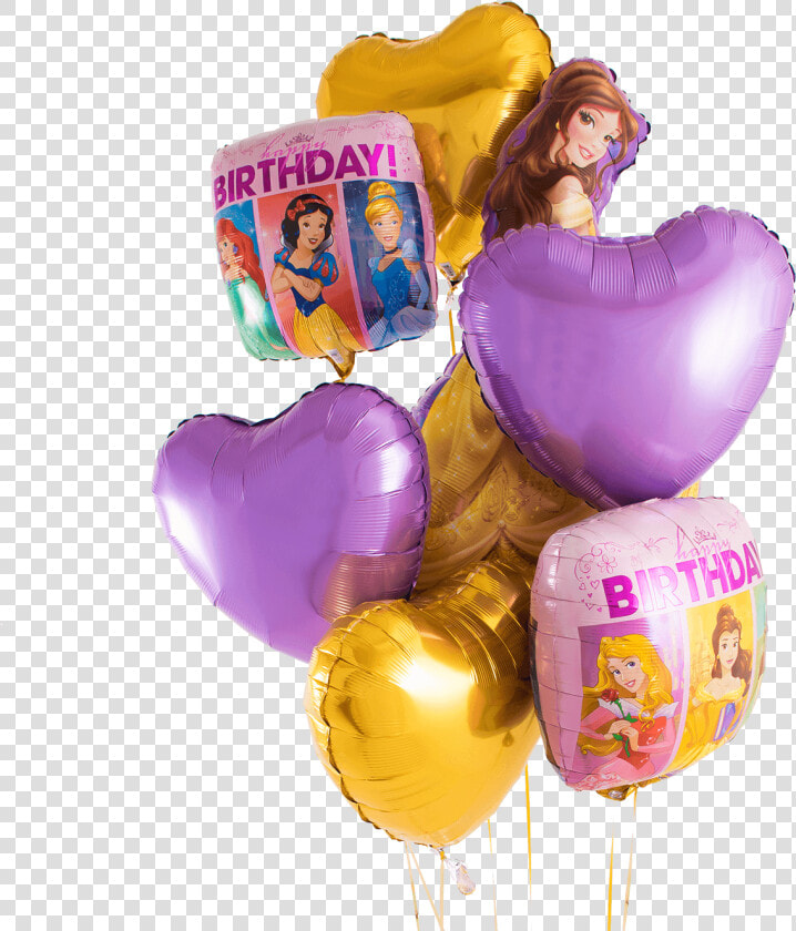 Belle Happy Birthday Balloon Bouquet   Balloon  HD Png DownloadTransparent PNG