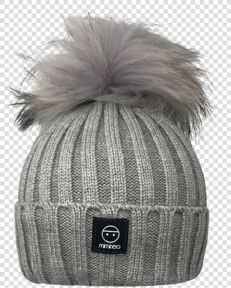 Angora Classic Line Hat Single Pompom Light Grey Winter  HD Png DownloadTransparent PNG