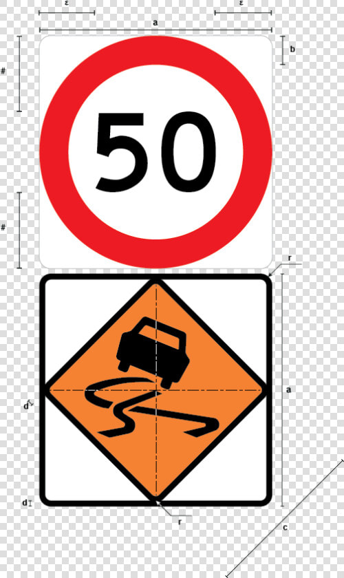 Slippery Road Sign  HD Png DownloadTransparent PNG