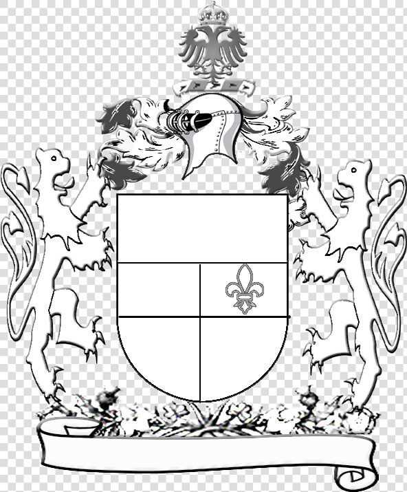 Coat Elements 2   Coat Of Arms Template  HD Png DownloadTransparent PNG