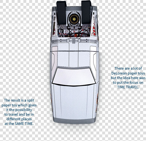 I Hope You Like It   Delorean Time Machine Paper  HD Png DownloadTransparent PNG