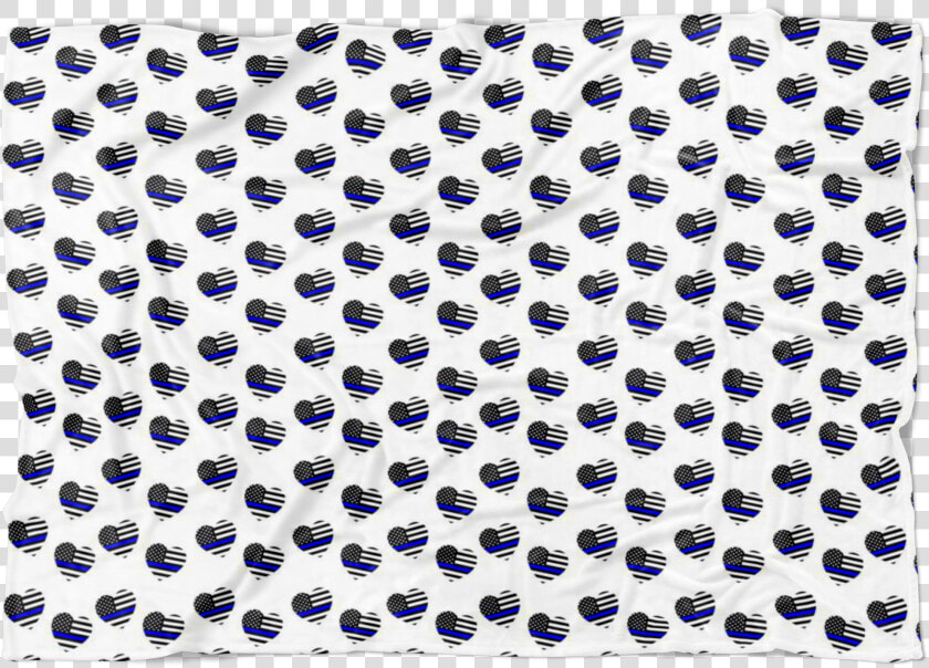 Thin Blue Line Hearts Fleece Blanket   パンチ ある み  HD Png DownloadTransparent PNG