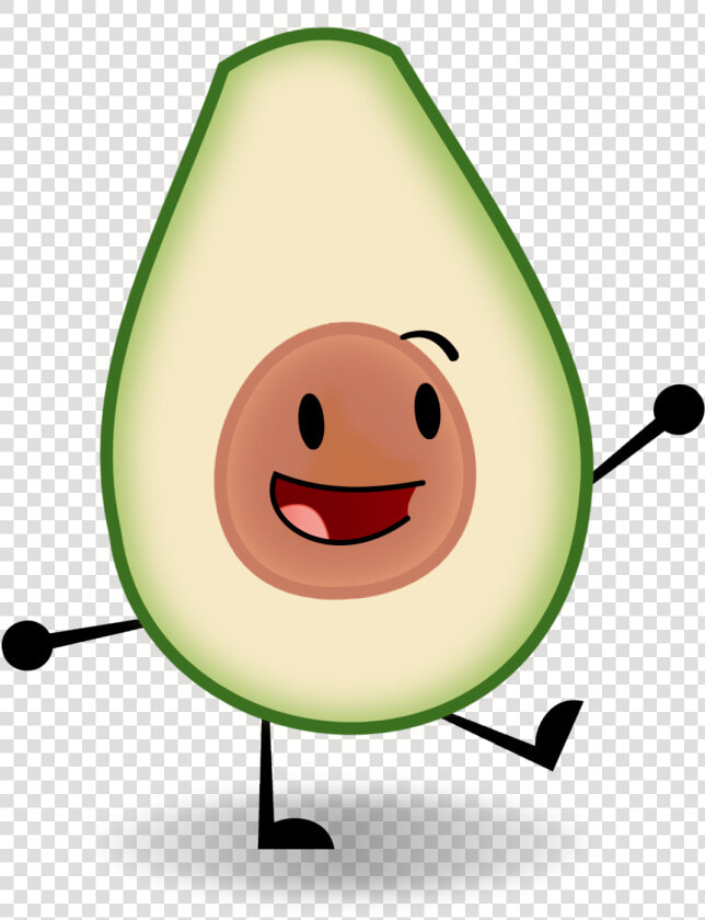 Avocado Clipart Cartoon   Object Show Avocado  HD Png DownloadTransparent PNG