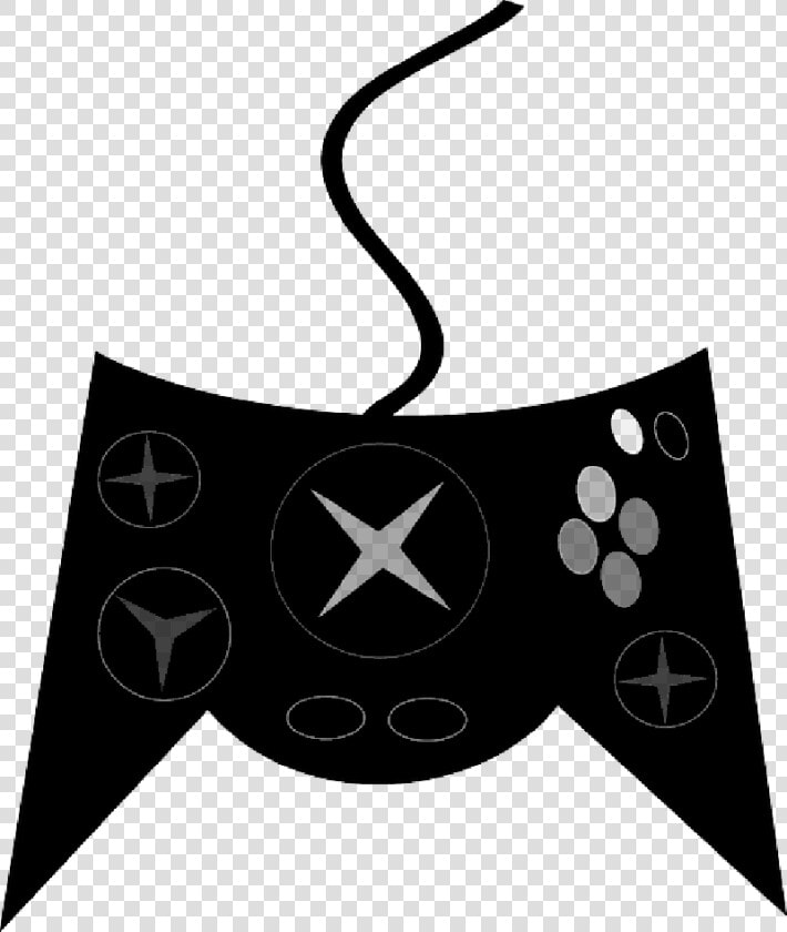 Old  Computer  Box  Video  Controller  Silhouette   Video Game Controller Clip Art  HD Png DownloadTransparent PNG