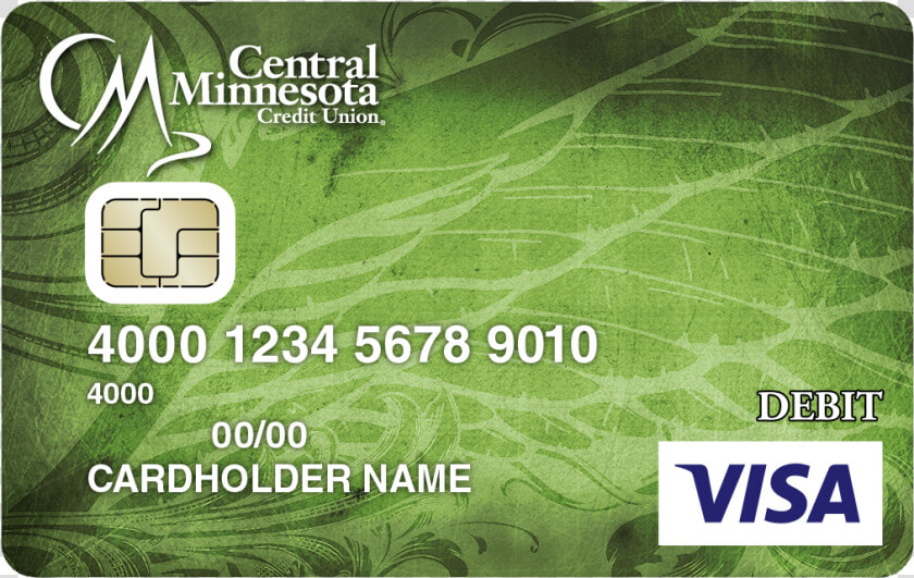 Green Motif   Icbc Visa Debit Card  HD Png DownloadTransparent PNG