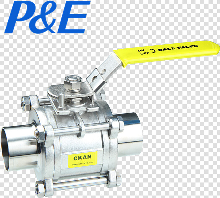 Sanitary Stainless Steel 304 Welding Manual Ball Valves   Stainless Steel  HD Png DownloadTransparent PNG