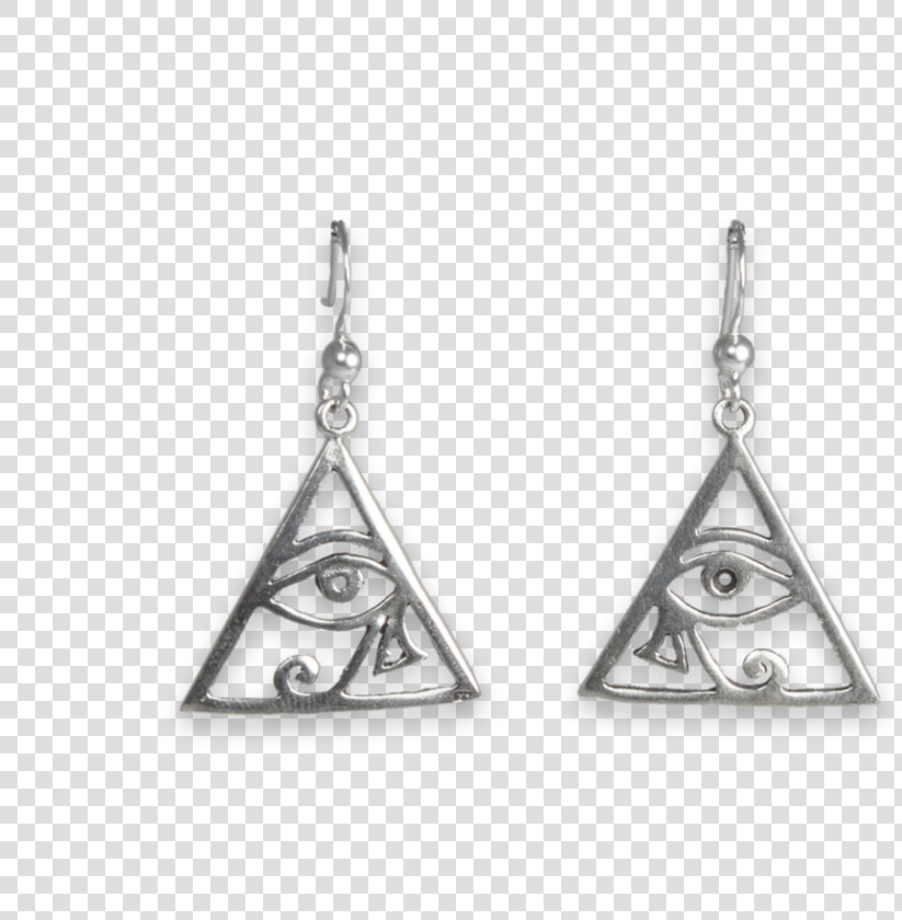 Sterling Silver Eye Of Horus Earrings   Earrings  HD Png DownloadTransparent PNG