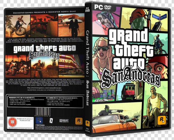 Gta San Andreas Dvd  HD Png DownloadTransparent PNG