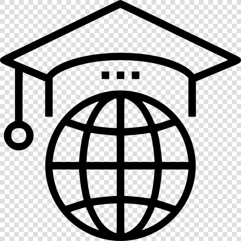 Transparent Geography Clipart Black And White   Study Abroad Icon Png  Png DownloadTransparent PNG