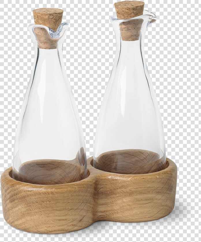 Oil And Vinegar Bottles H15 Oak Menageri   Kay Bojesen Olie  HD Png DownloadTransparent PNG