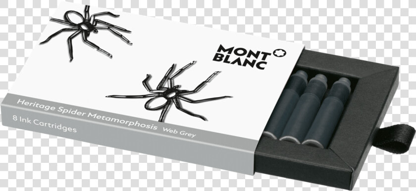 Ink Cartridges  Heritage Spider  Gray   Montblanc Ladies Edition Pearl  HD Png DownloadTransparent PNG