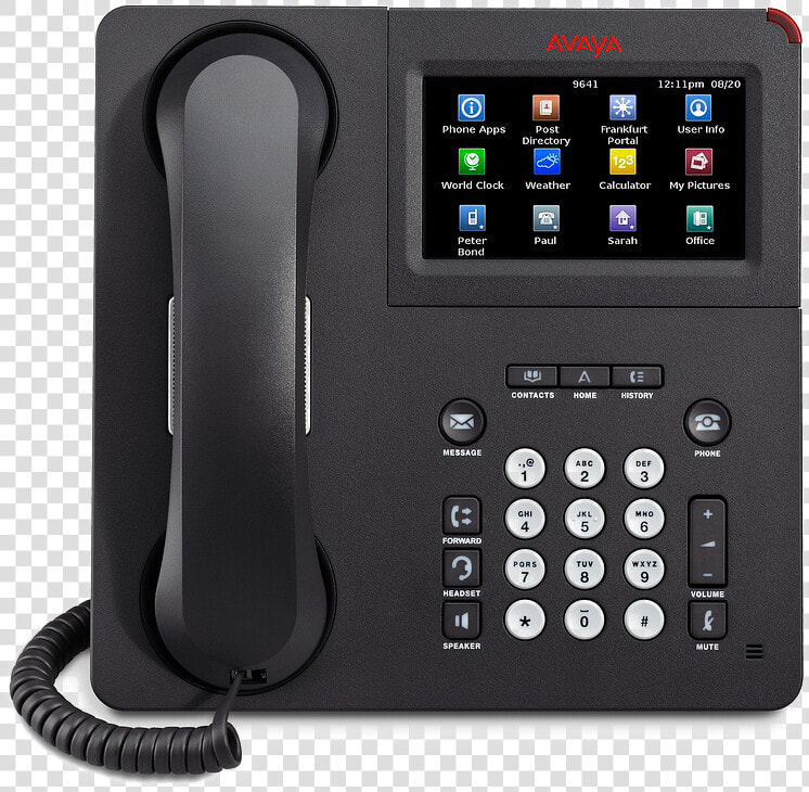 Telephone Transparent Office   Avaya Ip Phone 9641gs  HD Png DownloadTransparent PNG