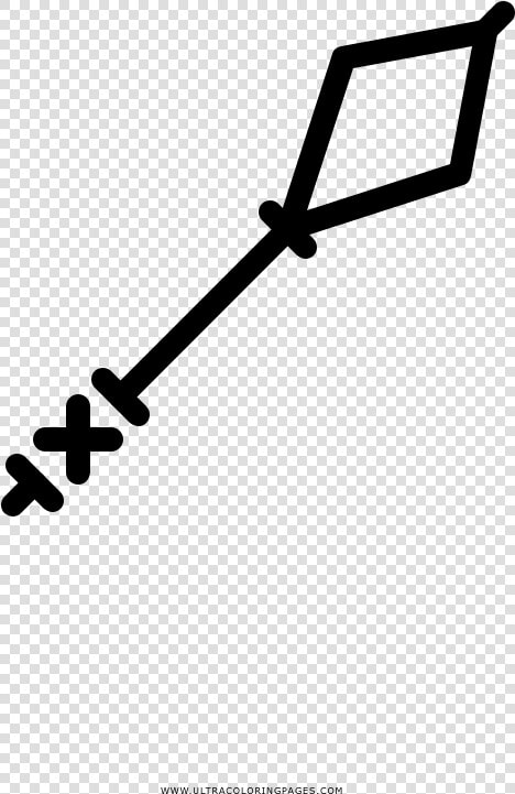 Mace Coloring Page  HD Png DownloadTransparent PNG