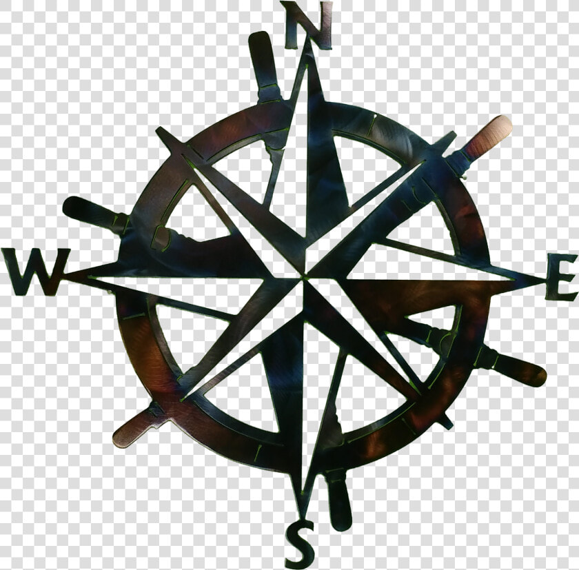 Nautical Compass Larger Image   Compass Rose  HD Png DownloadTransparent PNG