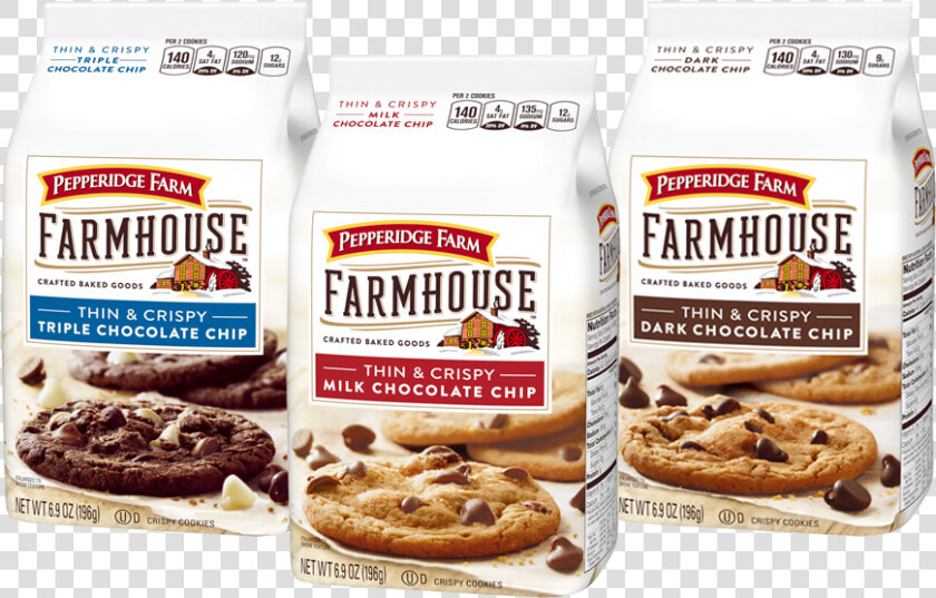 Pepperidge Farm Thin And Crispy Dark Chocolate Chip  HD Png DownloadTransparent PNG