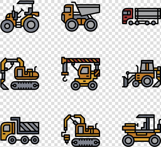 Construction Car   Bulldozer Icon  HD Png DownloadTransparent PNG