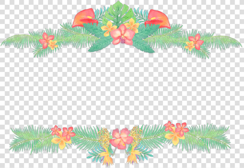 Transparent Title Box Png   Flower Title Box  Png DownloadTransparent PNG