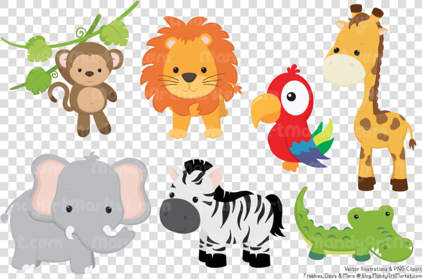 Animal Safari Clipart Transparent Png   Cute Jungle Animals Clipart  Png DownloadTransparent PNG