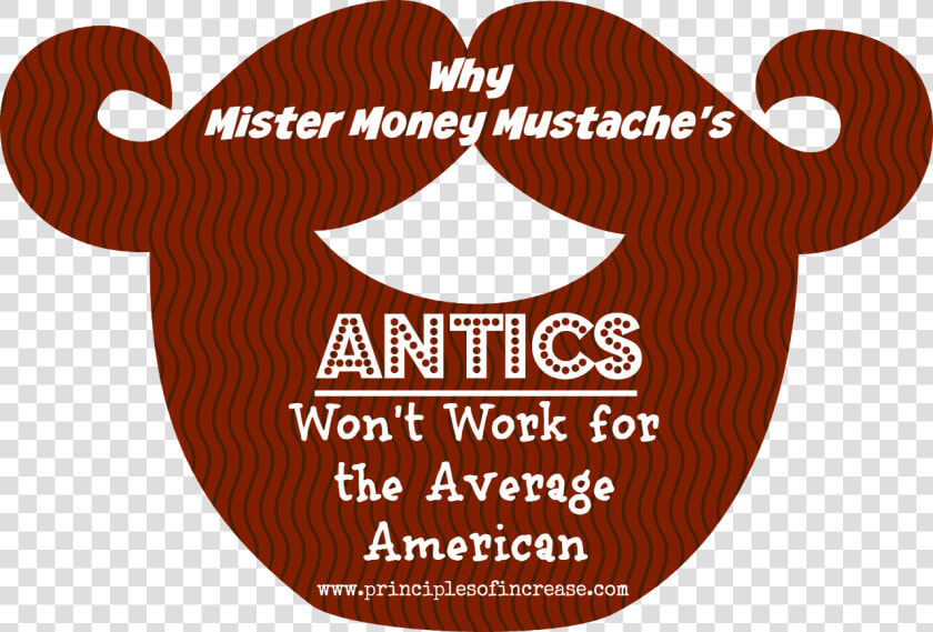 Moustache Clipart Big Mustache   Mr Money Moustache Logo  HD Png DownloadTransparent PNG