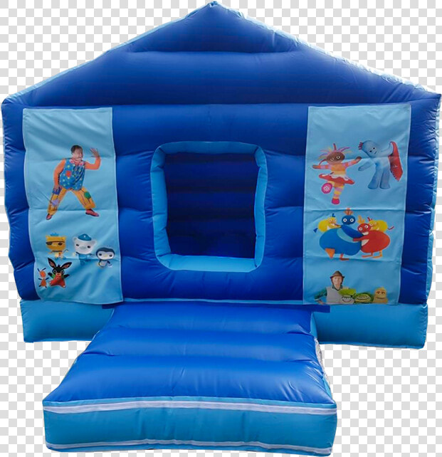 Cbeebies 10ft X 12ft House Shape Bouncy Castle Www   Inflatable  HD Png DownloadTransparent PNG