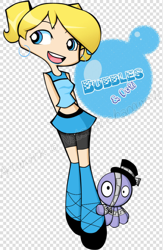 Bubbles Psg Style By Natsumi Chan0wolf d36dhr4   Cartoon  HD Png DownloadTransparent PNG