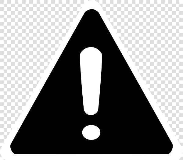 Caution Symbol Clipart   Black Box Warning Symbol  HD Png DownloadTransparent PNG