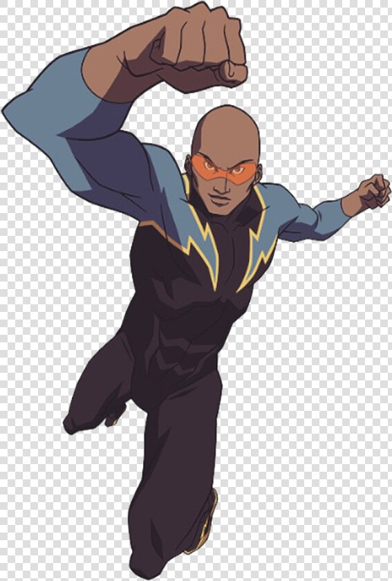 Black Lightning  Justice League  Dc Comics  Modern    Art Black Lightning Dc Comics  HD Png DownloadTransparent PNG