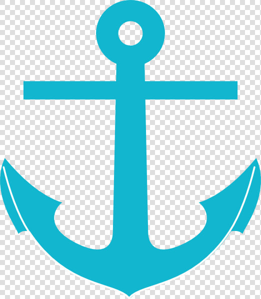 Anchor Clip Art Teal Anchor Clip Art At Clker Vector   Turquoise Anchor Clip Art  HD Png DownloadTransparent PNG