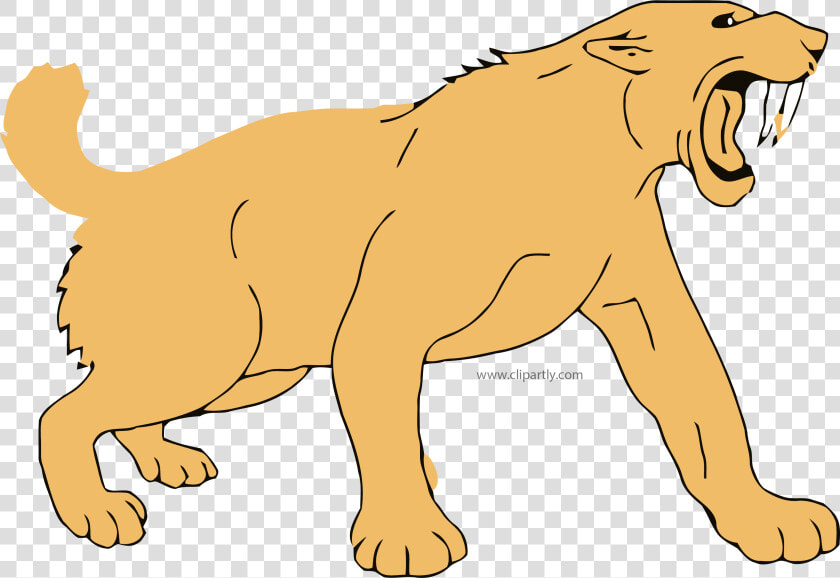 Transparent Saber Tooth Tiger Png   Clip Art Saber Tooth Tiger  Png DownloadTransparent PNG