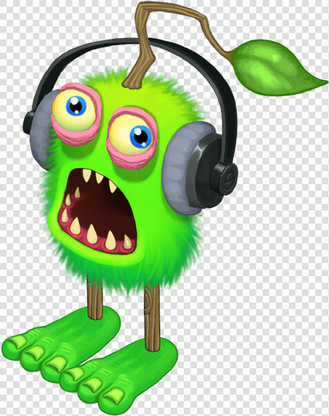 Furcorn With Headphones   My Singing Monsters Furcorn With Headphones  HD Png DownloadTransparent PNG